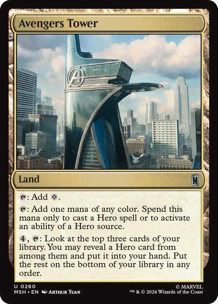 Avengers Tower 260 (Marvel Super Heroes)  - Foil | Good Games Modbury