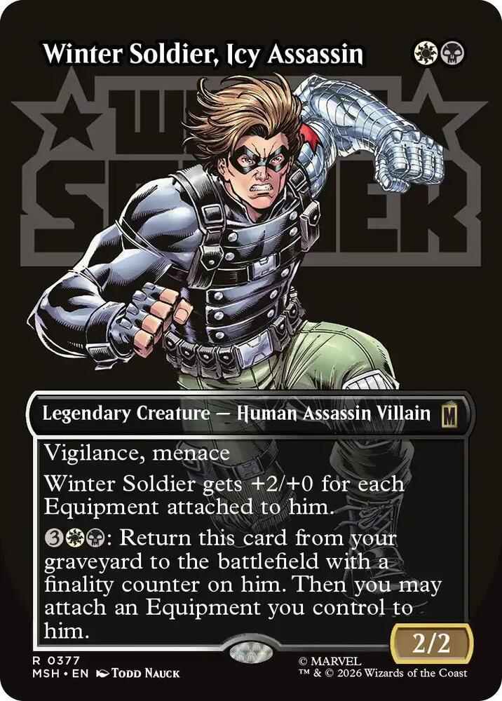 Winter Soldier, Icy Assassin 377 (Marvel Super Heroes)  - Borderless | Good Games Modbury
