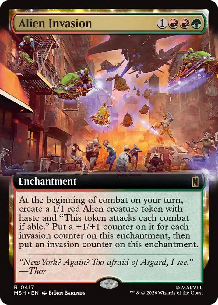 Alien Invasion 417 (Marvel Super Heroes)  - Extended Art | Good Games Modbury