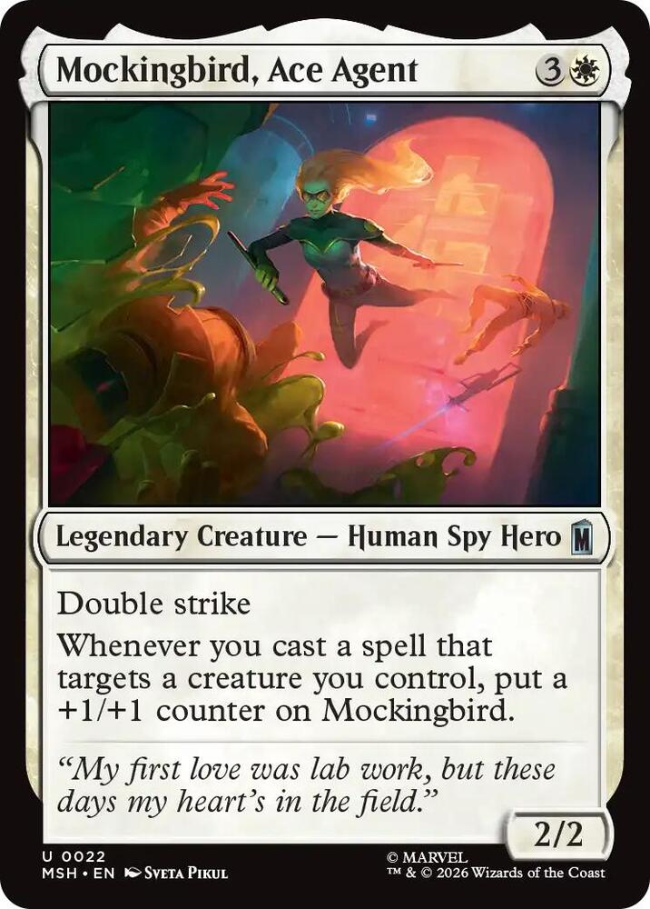 Mockingbird, Ace Agent 22 (Marvel Super Heroes)  - Foil | Good Games Modbury