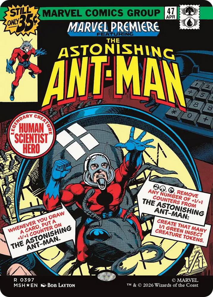 The Astonishing Ant-Man 397 (Marvel Super Heroes)  - Borderless Foil | Good Games Modbury