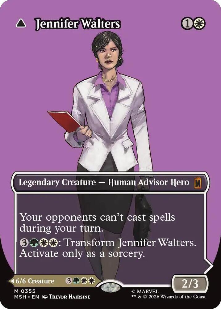 Jennifer Walters // The Sensational She-Hulk 355 (Marvel Super Heroes)  - Borderless Foil | Good Games Modbury