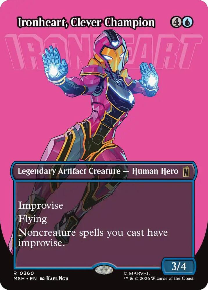 Ironheart, Clever Champion 360 (Marvel Super Heroes)  - Borderless Foil | Good Games Modbury