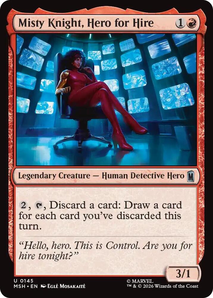 Misty Knight, Hero for Hire 145 (Marvel Super Heroes)  - Foil | Good Games Modbury