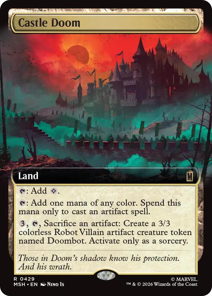 Castle Doom 429 (Marvel Super Heroes)  - Extended Art | Good Games Modbury
