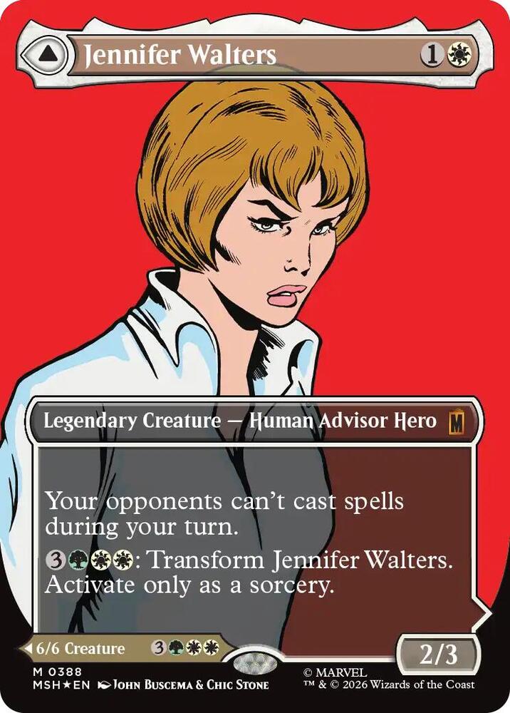 Jennifer Walters // The Sensational She-Hulk 388 (Marvel Super Heroes)  - Borderless Foil | Good Games Modbury