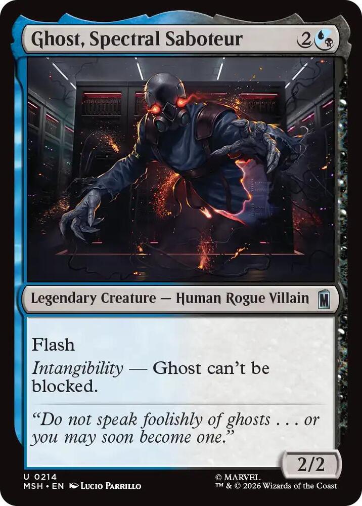 Ghost, Spectral Saboteur 214 (Marvel Super Heroes)  | Good Games Modbury
