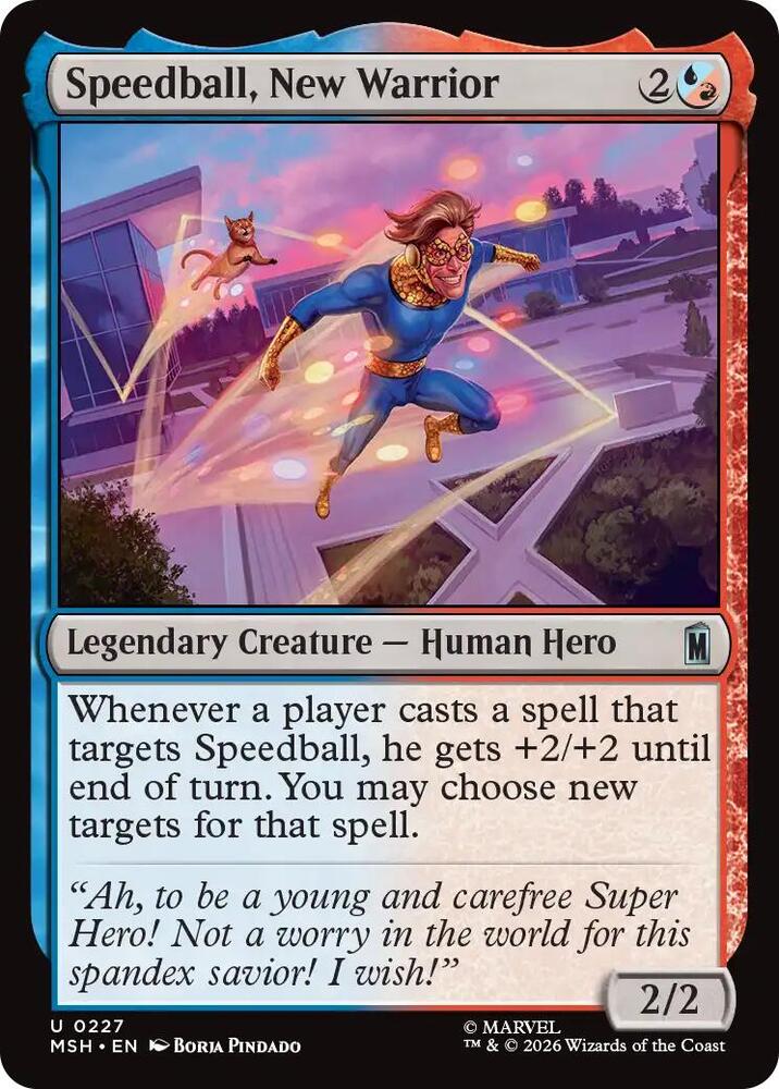Speedball, New Warrior 227 (Marvel Super Heroes)  - Foil | Good Games Modbury