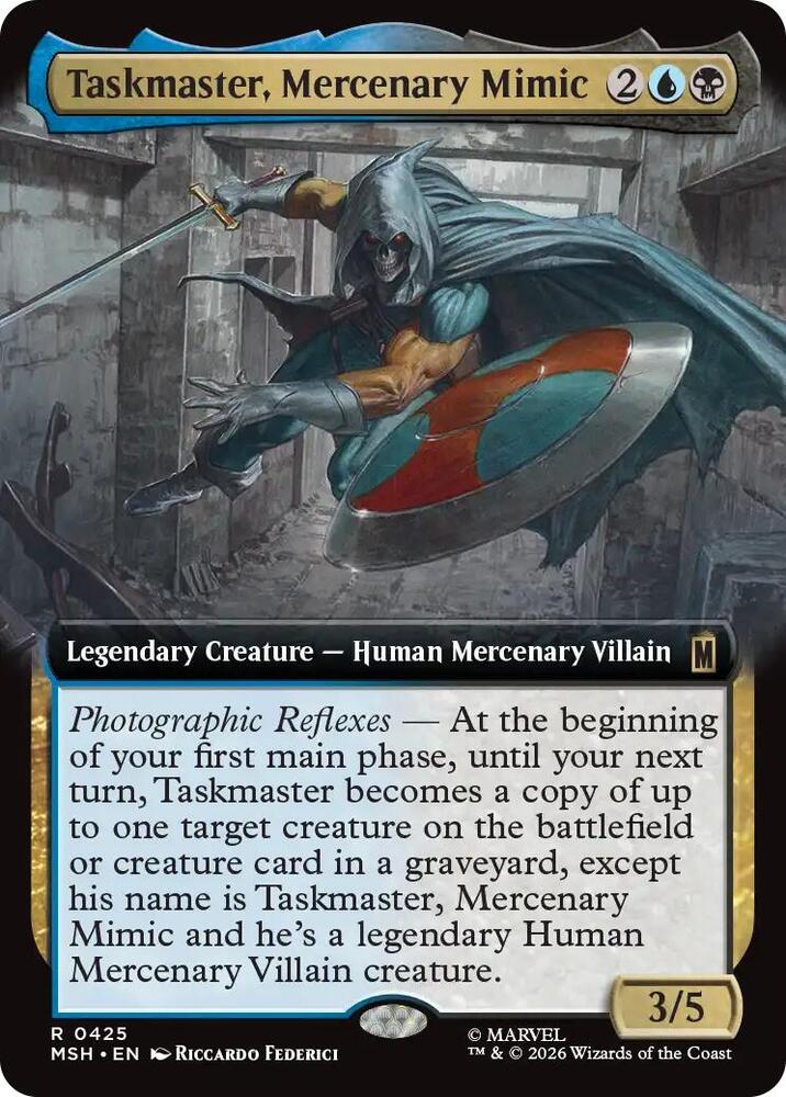 Taskmaster, Mercenary Mimic 425 (Marvel Super Heroes)  - Extended Art | Good Games Modbury