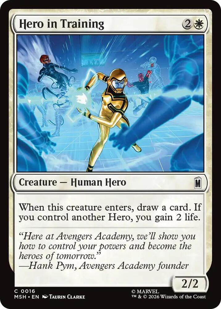 Hero in Training 16 (Marvel Super Heroes)  - Foil | Good Games Modbury