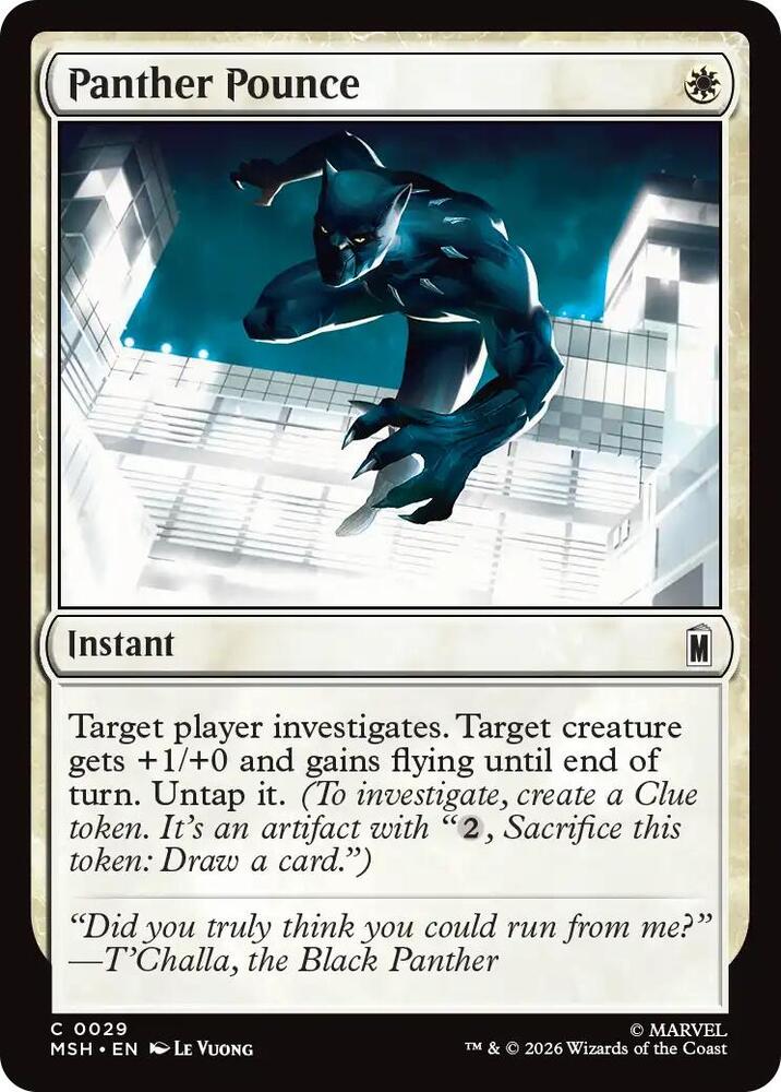 Panther Pounce 29 (Marvel Super Heroes)  - Foil | Good Games Modbury