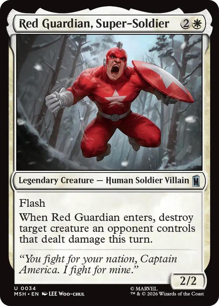 Red Guardian, Super-Soldier 34 (Marvel Super Heroes)  | Good Games Modbury