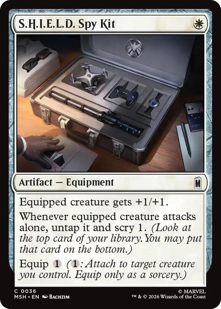 S.H.I.E.L.D. Spy Kit 36 (Marvel Super Heroes)  - Foil | Good Games Modbury