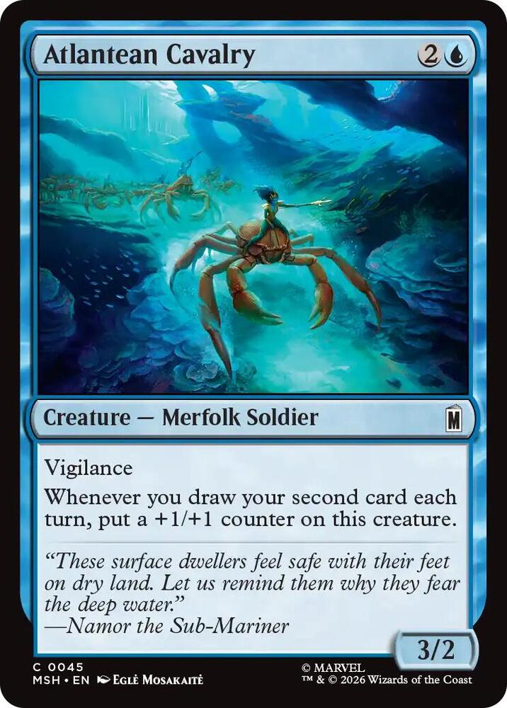 Atlantean Cavalry 45 (Marvel Super Heroes)  - Foil | Good Games Modbury