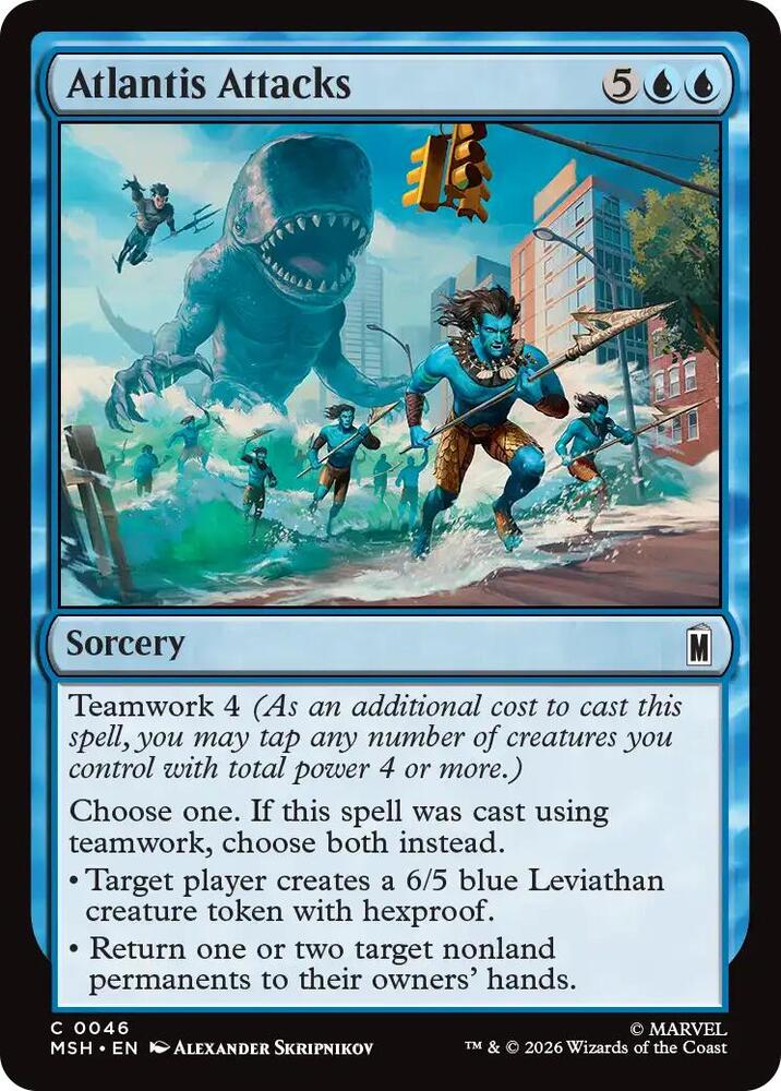 Atlantis Attacks 46 (Marvel Super Heroes)  - Foil | Good Games Modbury
