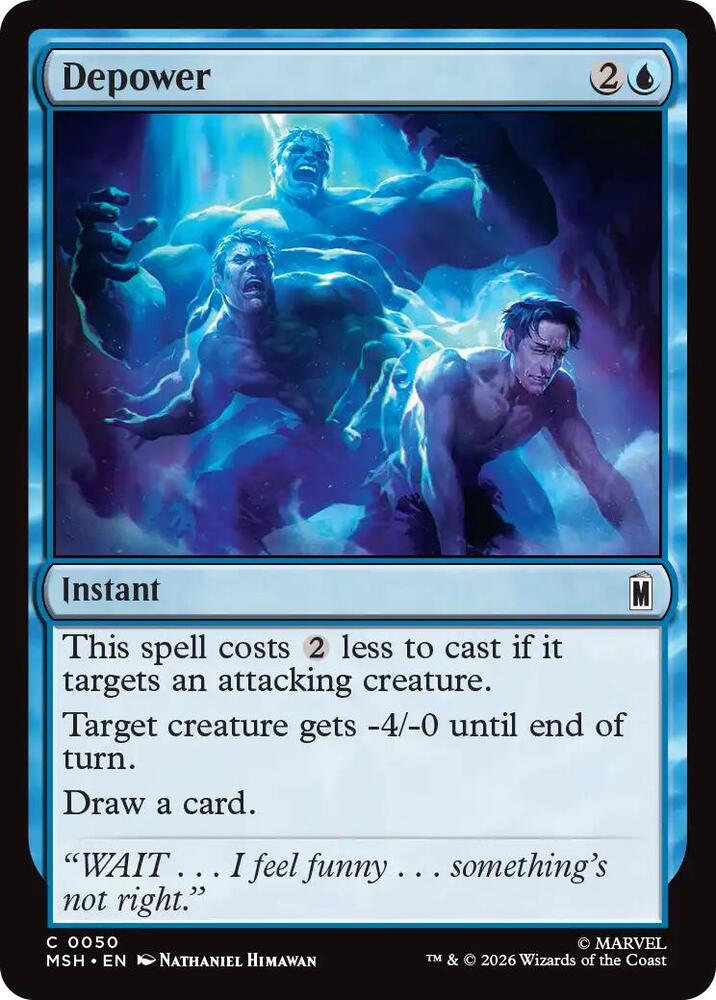 Depower 50 (Marvel Super Heroes)  - Foil | Good Games Modbury