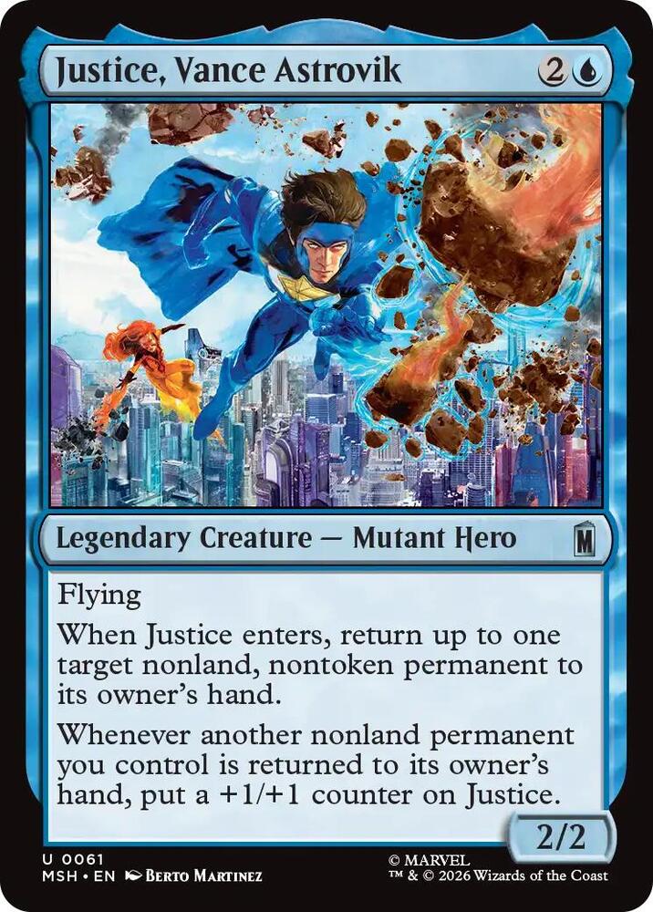 Justice, Vance Astrovik 61 (Marvel Super Heroes)  - Foil | Good Games Modbury