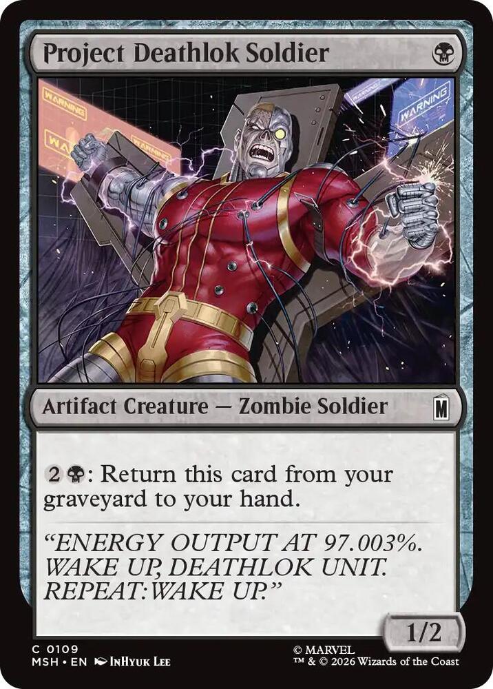 Project Deathlok Soldier 109 (Marvel Super Heroes)  - Foil | Good Games Modbury