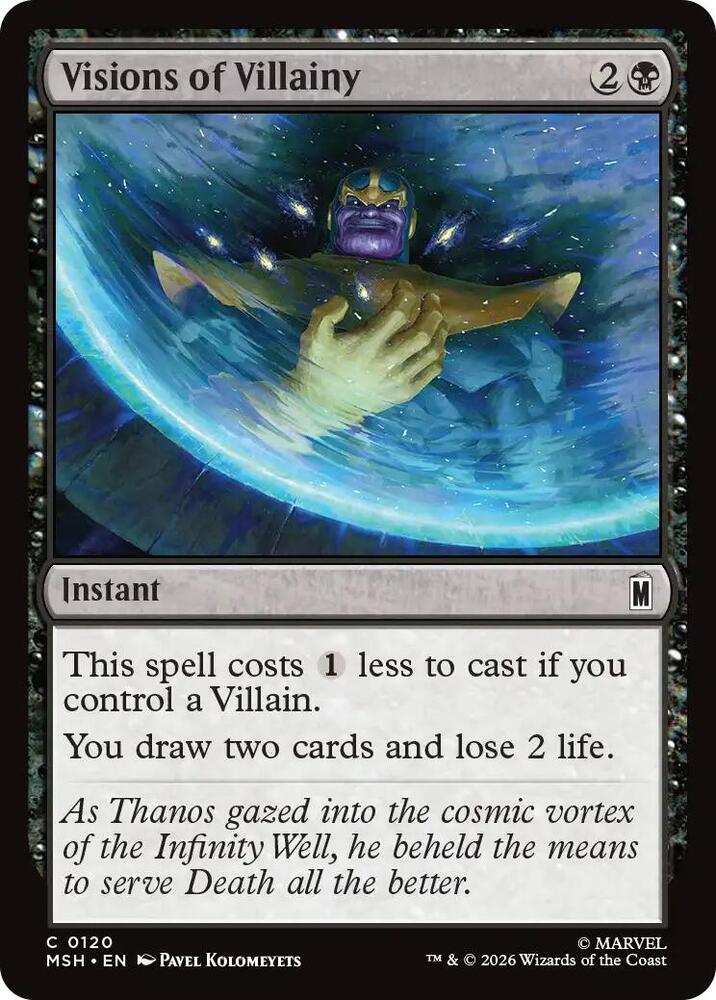 Visions of Villainy 120 (Marvel Super Heroes)  - Foil | Good Games Modbury