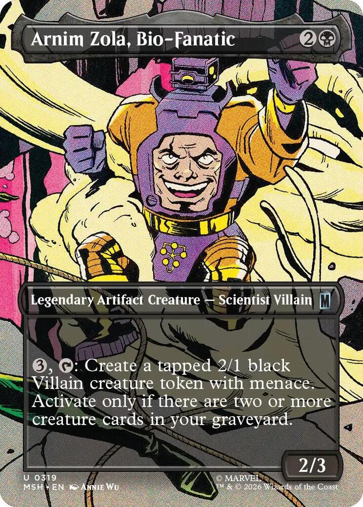 Arnim Zola, Bio-Fanatic 319 (Marvel Super Heroes)  - Borderless | Good Games Modbury