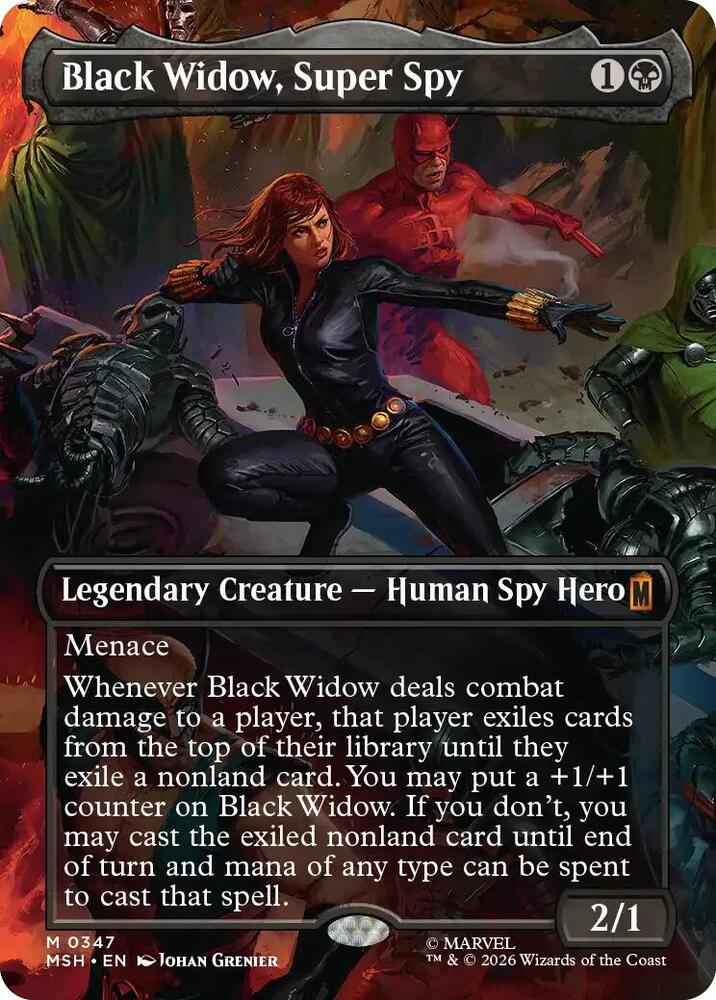 Black Widow, Super Spy 347 (Marvel Super Heroes)  - Borderless | Good Games Modbury