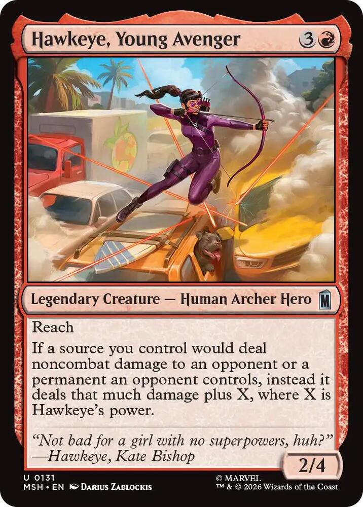Hawkeye, Young Avenger 131 (Marvel Super Heroes)  - Foil | Good Games Modbury