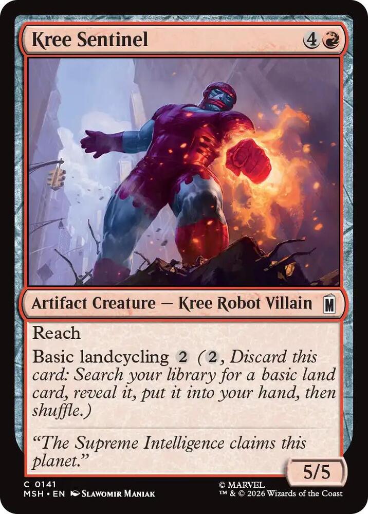 Kree Sentinel 141 (Marvel Super Heroes)  - Foil | Good Games Modbury