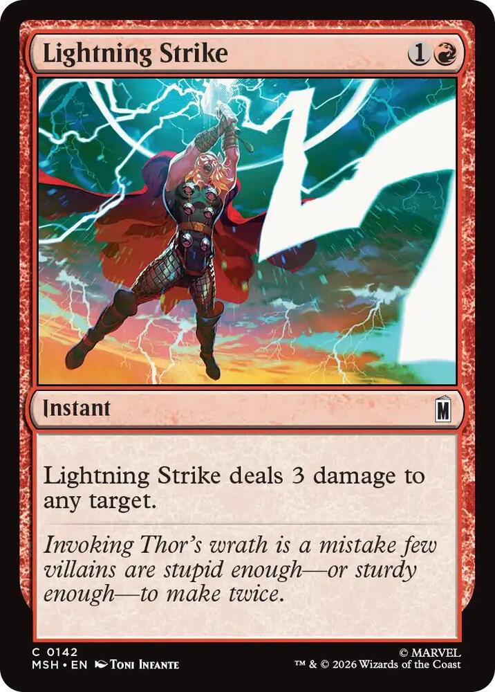Lightning Strike 142 (Marvel Super Heroes)  | Good Games Modbury