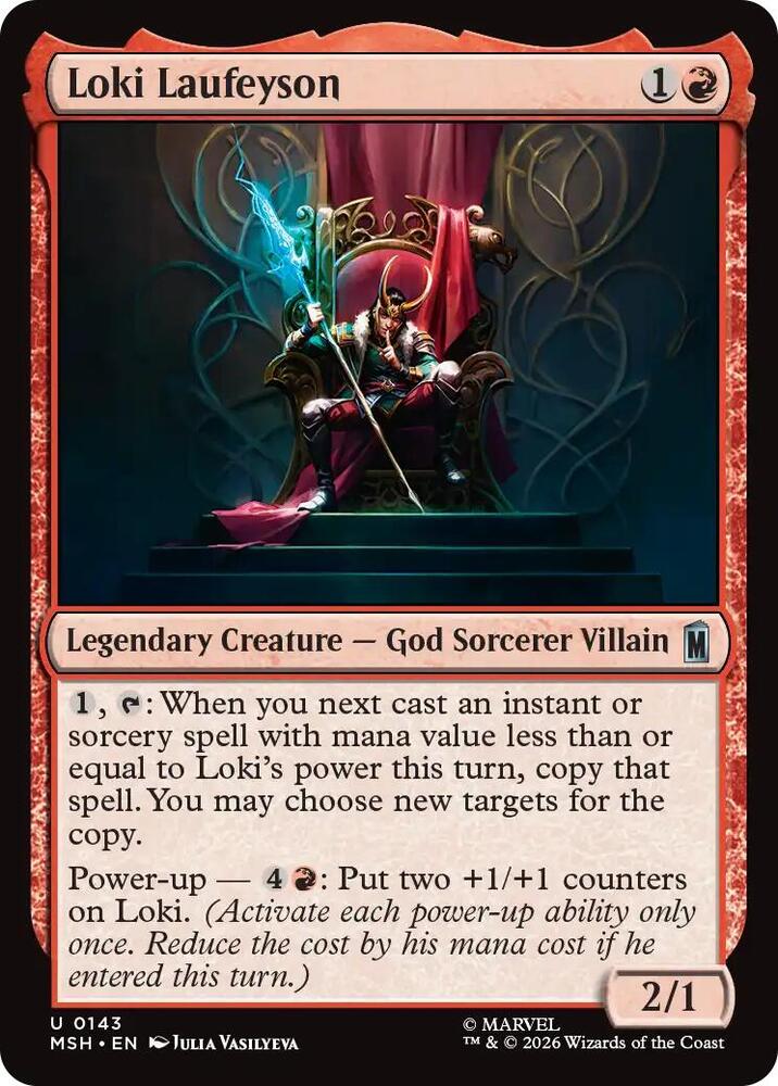 Loki Laufeyson 143 (Marvel Super Heroes)  - Foil | Good Games Modbury