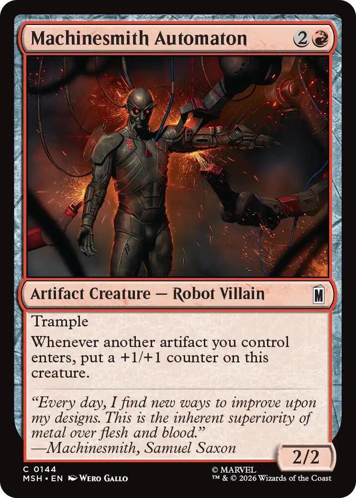 Machinesmith Automaton 144 (Marvel Super Heroes)  - Foil | Good Games Modbury