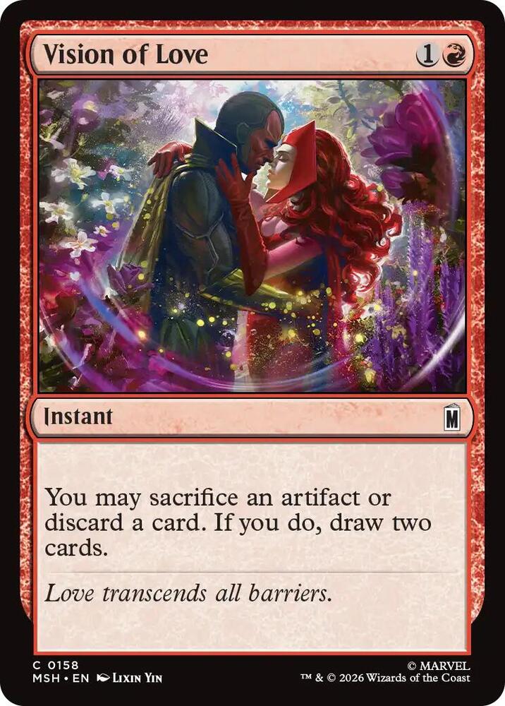 Vision of Love 158 (Marvel Super Heroes)  - Foil | Good Games Modbury