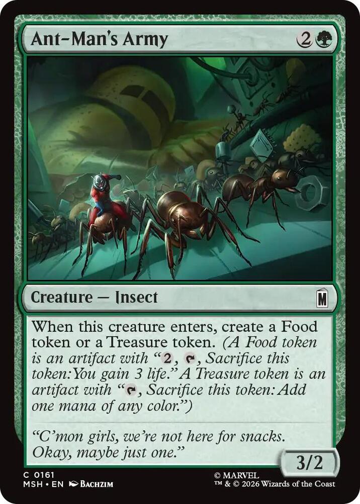 Ant-Man's Army 161 (Marvel Super Heroes)  - Foil | Good Games Modbury