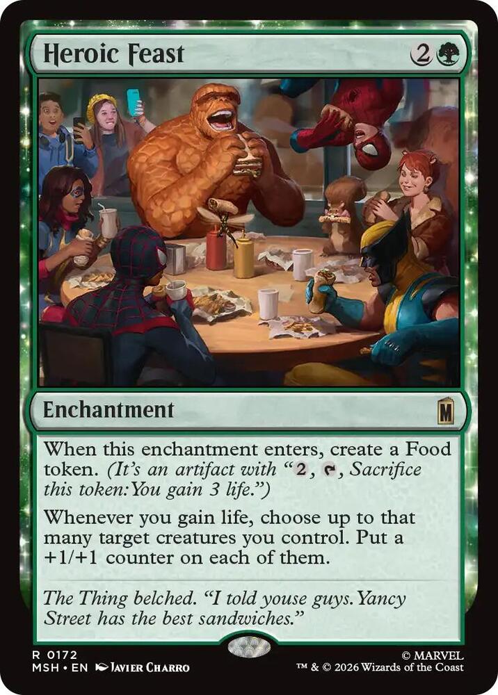 Heroic Feast 172 (Marvel Super Heroes)  - Foil | Good Games Modbury