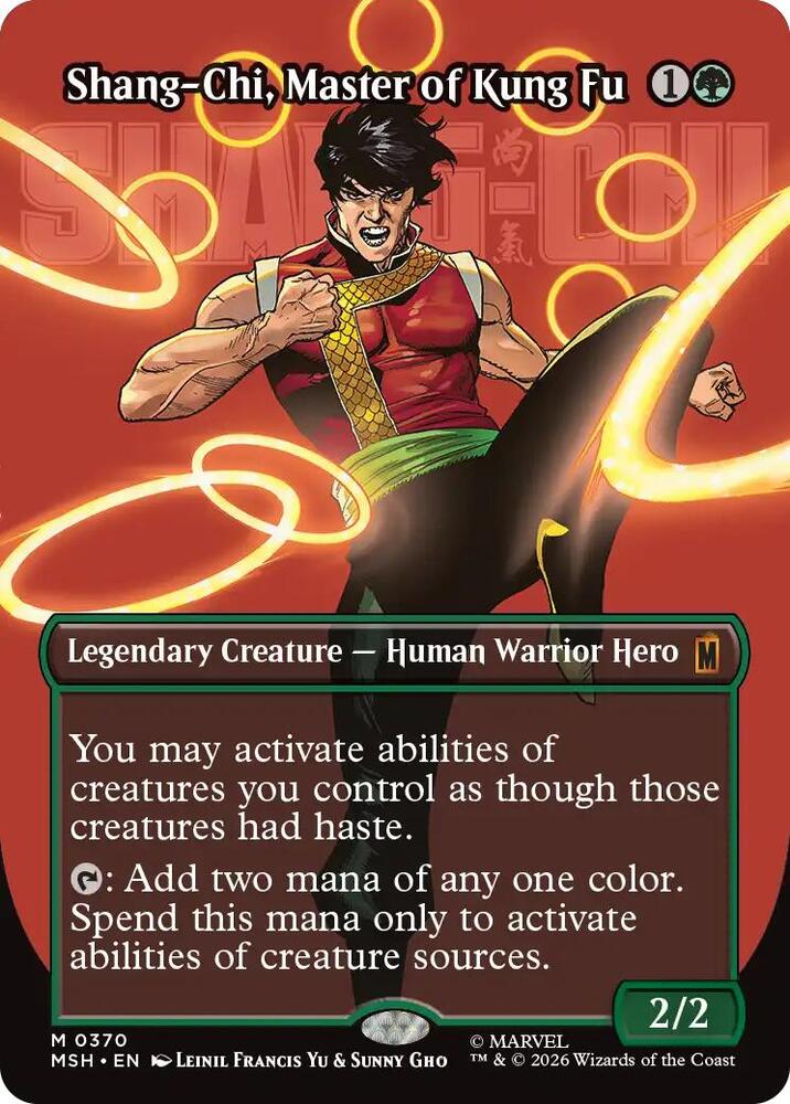 Shang-Chi, Master of Kung Fu 370 (Marvel Super Heroes)  - Borderless | Good Games Modbury