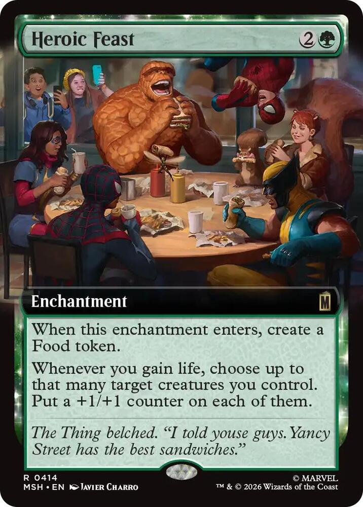 Heroic Feast 414 (Marvel Super Heroes)  - Extended Art | Good Games Modbury