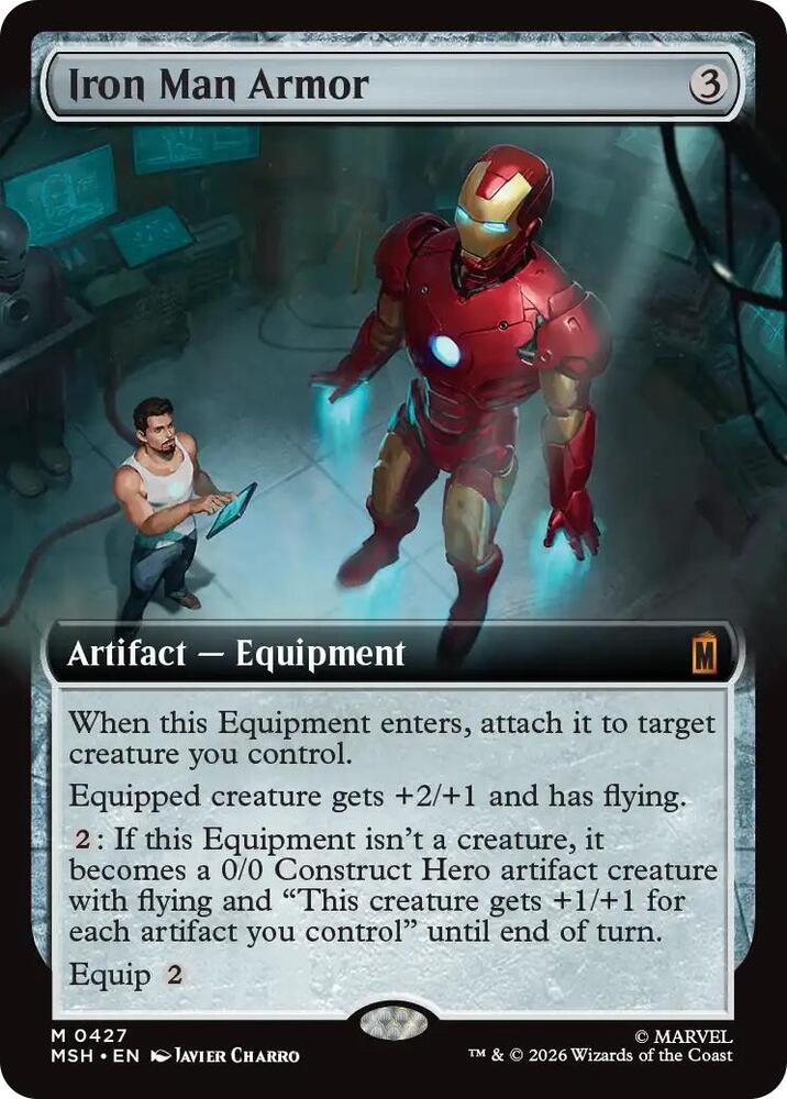 Iron Man Armor 427 (Marvel Super Heroes)  - Extended Art Foil | Good Games Modbury