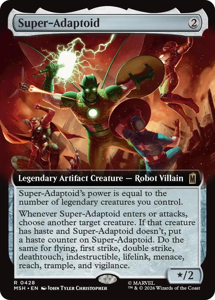 Super-Adaptoid 428 (Marvel Super Heroes)  - Extended Art Foil | Good Games Modbury