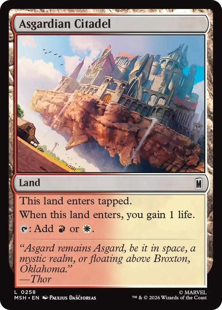 Asgardian Citadel 258 (Marvel Super Heroes)  - Foil | Good Games Modbury