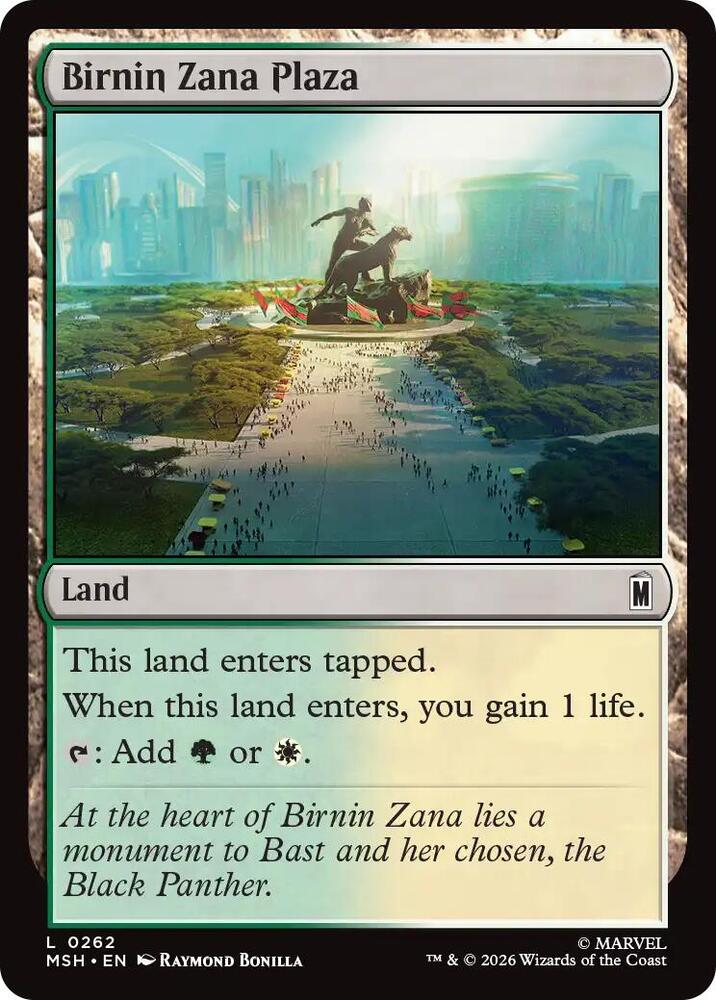 Birnin Zana Plaza 262 (Marvel Super Heroes)  - Foil | Good Games Modbury
