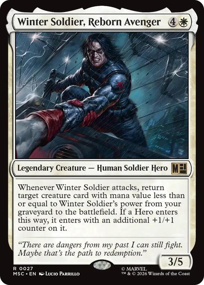 Winter Soldier, Reborn Avenger 27 (Commander: Marvel Super Heroes)  | Good Games Modbury