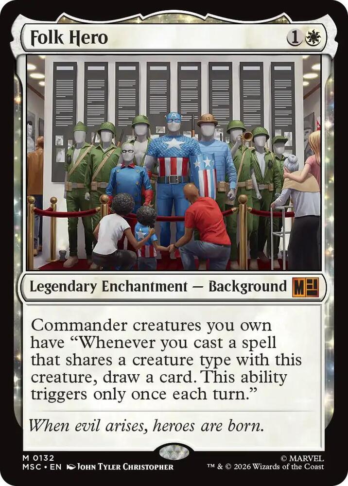 Folk Hero 132 (Commander: Marvel Super Heroes)  | Good Games Modbury