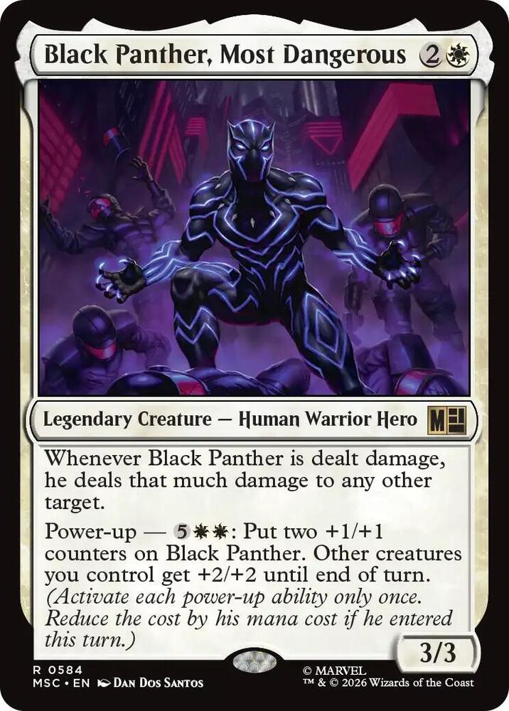 Black Panther, Most Dangerous 584 (Commander: Marvel Super Heroes)  | Good Games Modbury