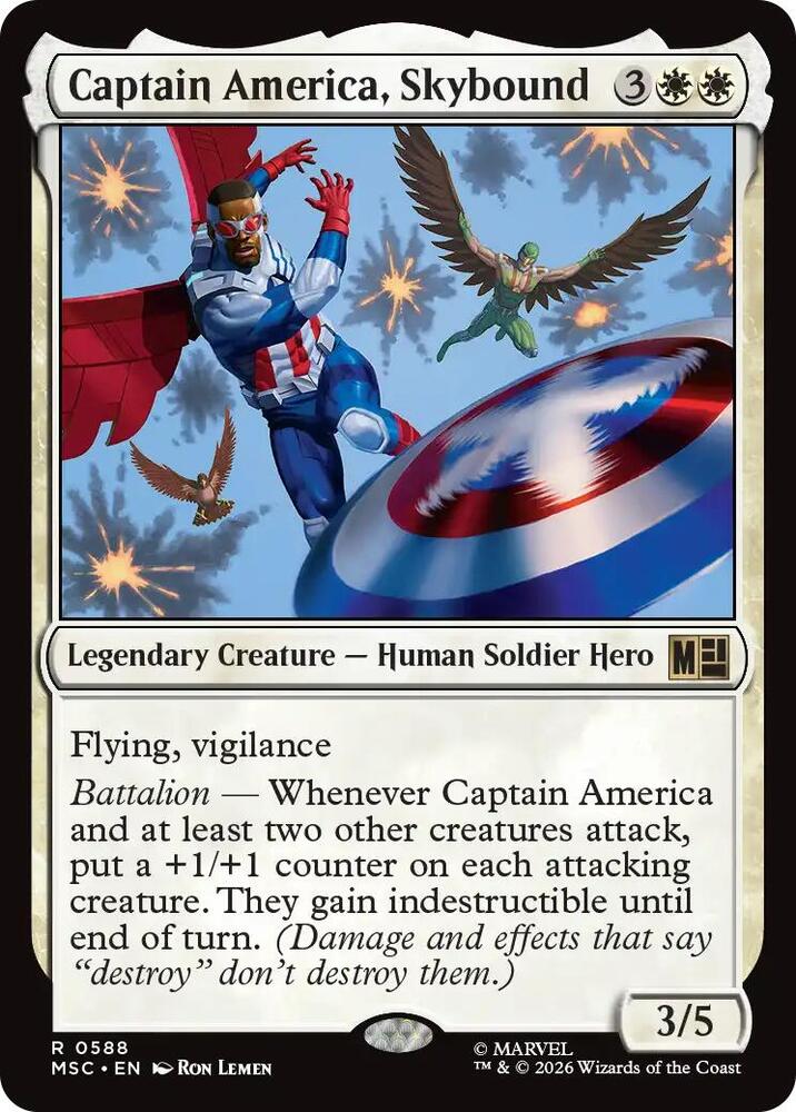 Captain America, Skybound 588 (Commander: Marvel Super Heroes)  | Good Games Modbury