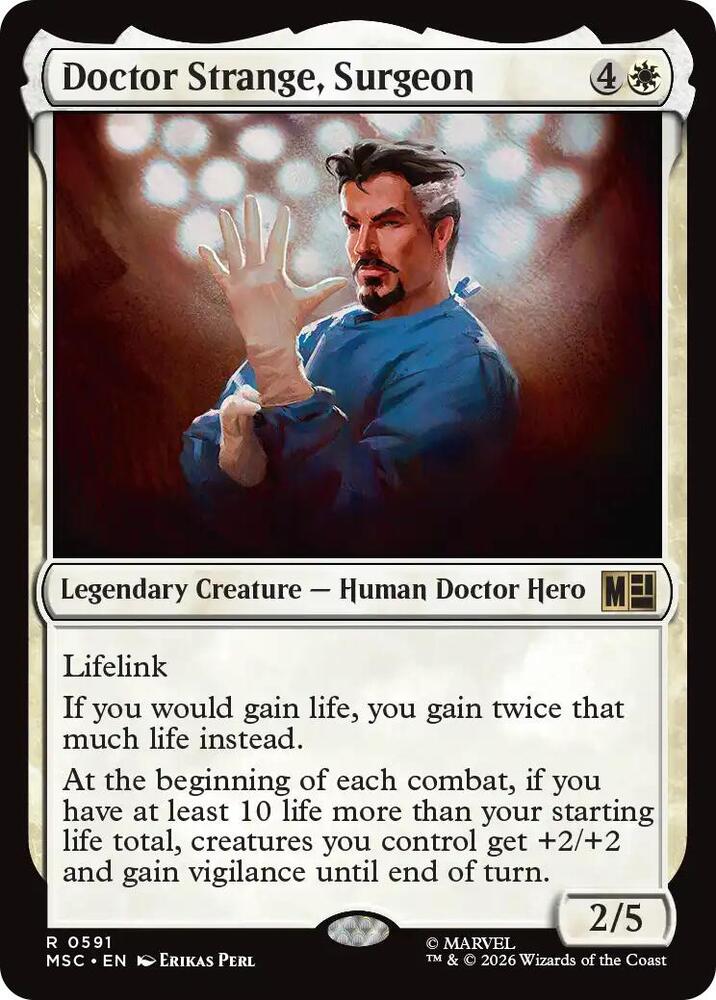 Doctor Strange, Surgeon 591 (Commander: Marvel Super Heroes)  - Foil | Good Games Modbury