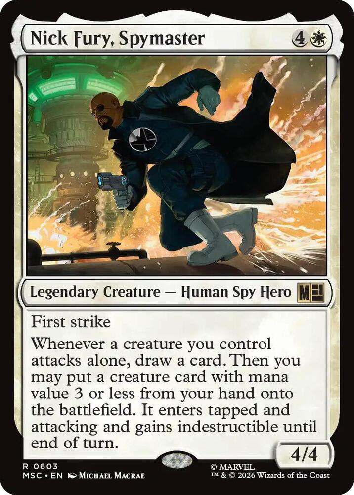 Nick Fury, Spymaster 603 (Commander: Marvel Super Heroes)  | Good Games Modbury