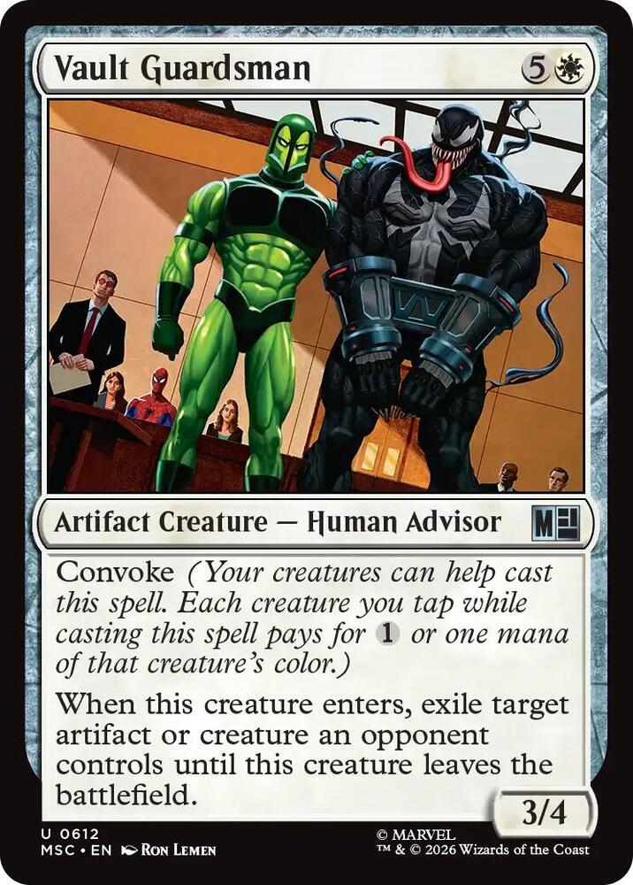 Vault Guardsman 612 (Commander: Marvel Super Heroes)  - Foil | Good Games Modbury