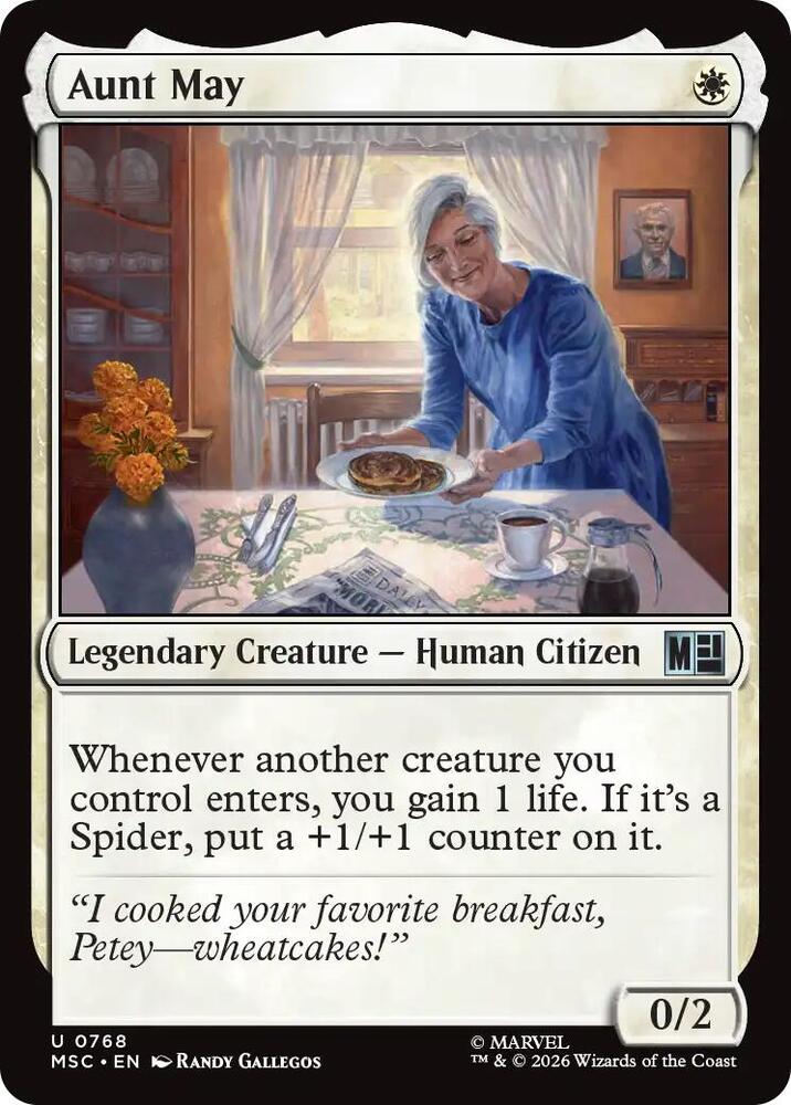 Aunt May 768 (Commander: Marvel Super Heroes)  - Foil | Good Games Modbury