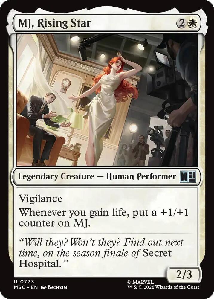 MJ, Rising Star 773 (Commander: Marvel Super Heroes)  - Foil | Good Games Modbury