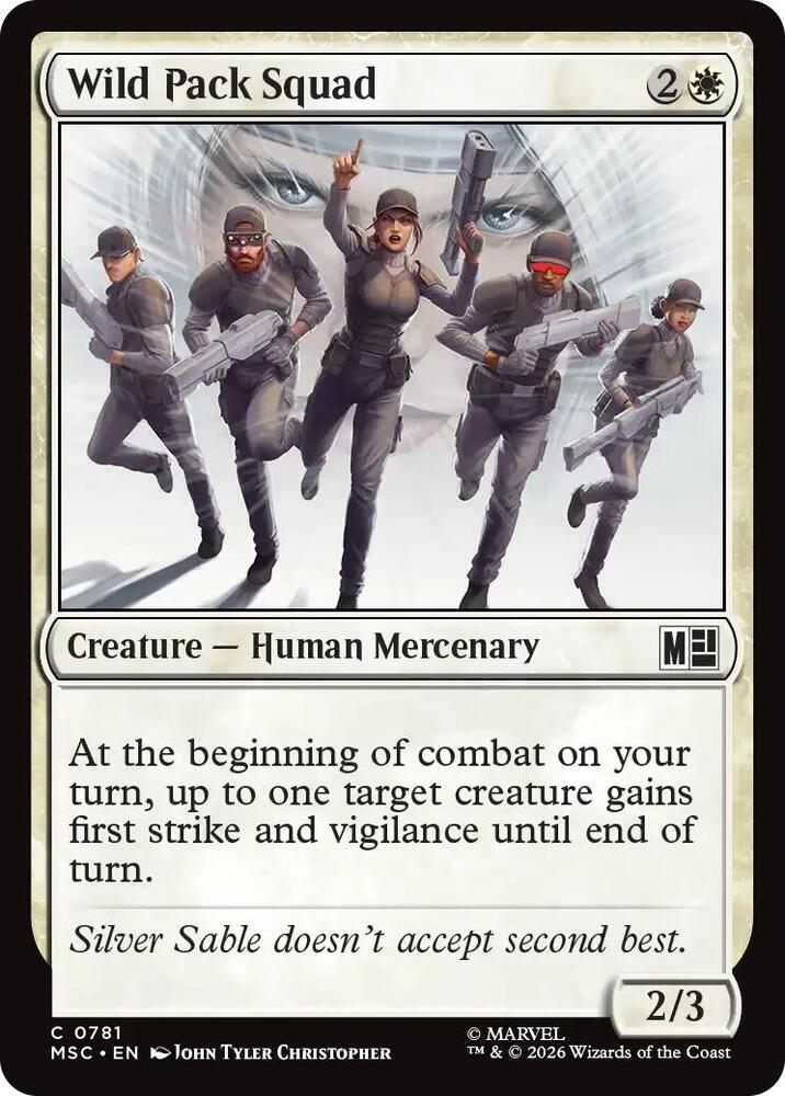 Wild Pack Squad 781 (Commander: Marvel Super Heroes)  - Foil | Good Games Modbury