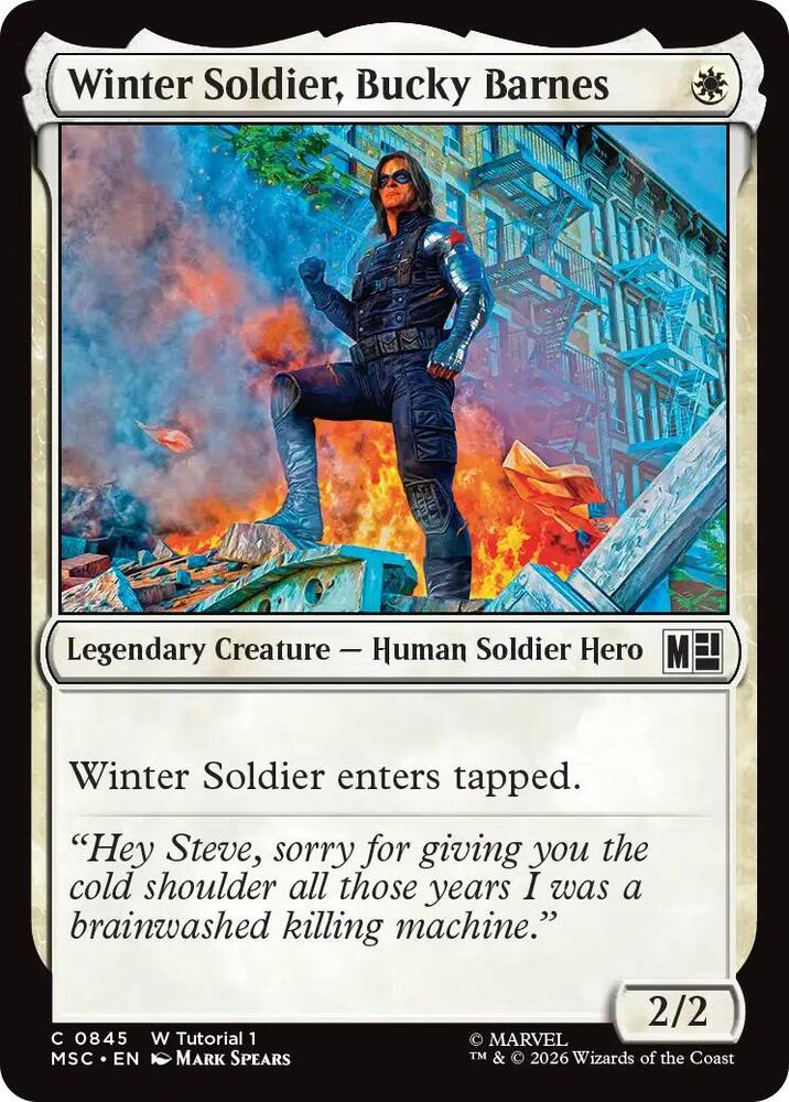 Winter Soldier, Bucky Barnes 845 (Commander: Marvel Super Heroes)  | Good Games Modbury